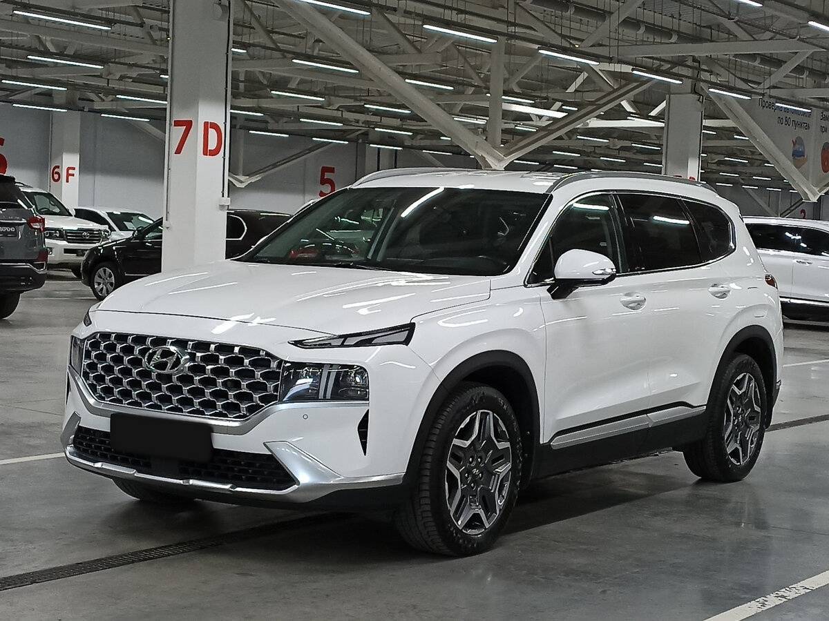 Hyundai Santa Fe с пробегом — 2021 год. Посмотреть фото