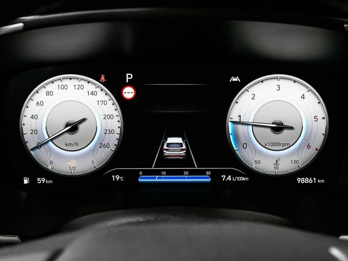 Hyundai Santa Fe с пробегом — 2021 год. Фото: #9