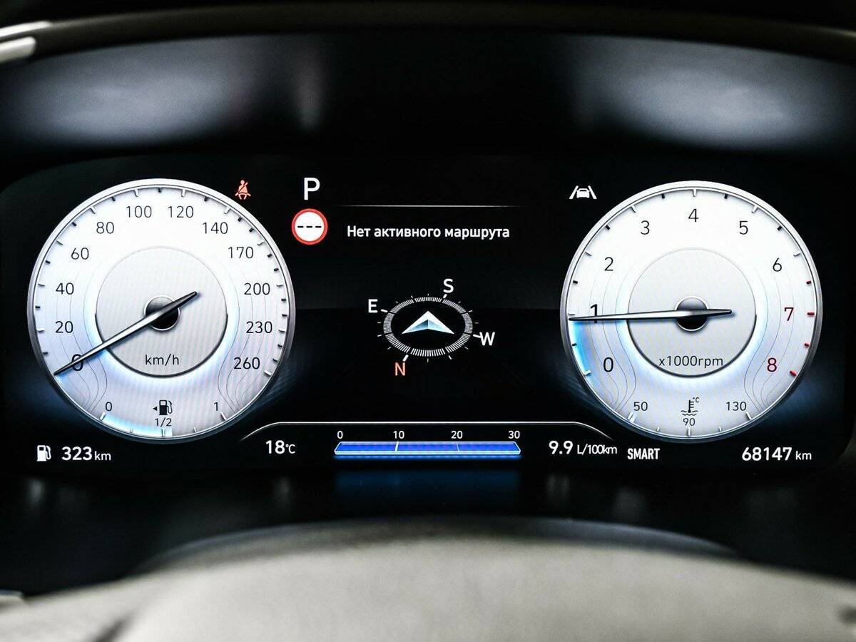 Hyundai Santa Fe с пробегом — 2021 год. Фото: #9