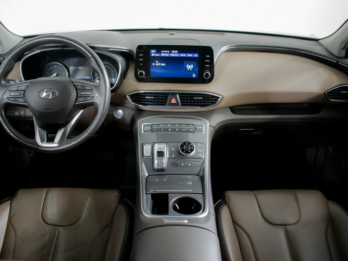 Hyundai Santa Fe с пробегом — 2021 год. Фото: #10